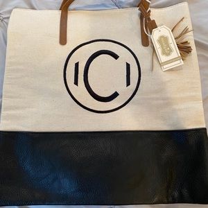 Mud Pie canvas bag